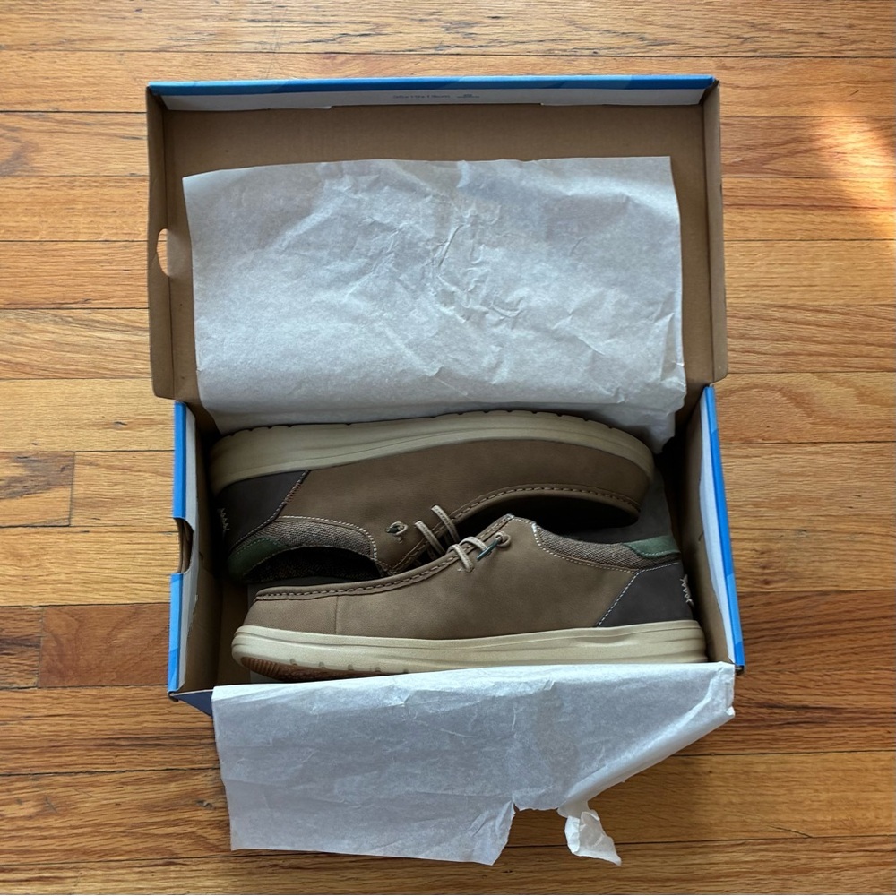 HEYDUDE Men’s Paul Slip-On Shoes - Nut (NIB) - Picture 7 of 9